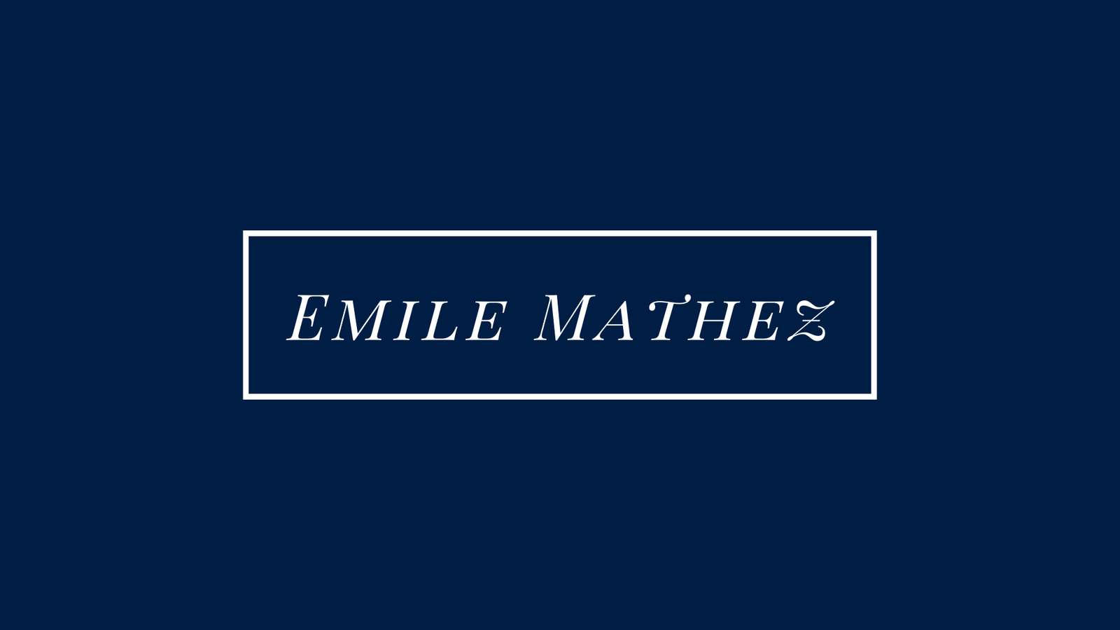 Emile Mathez